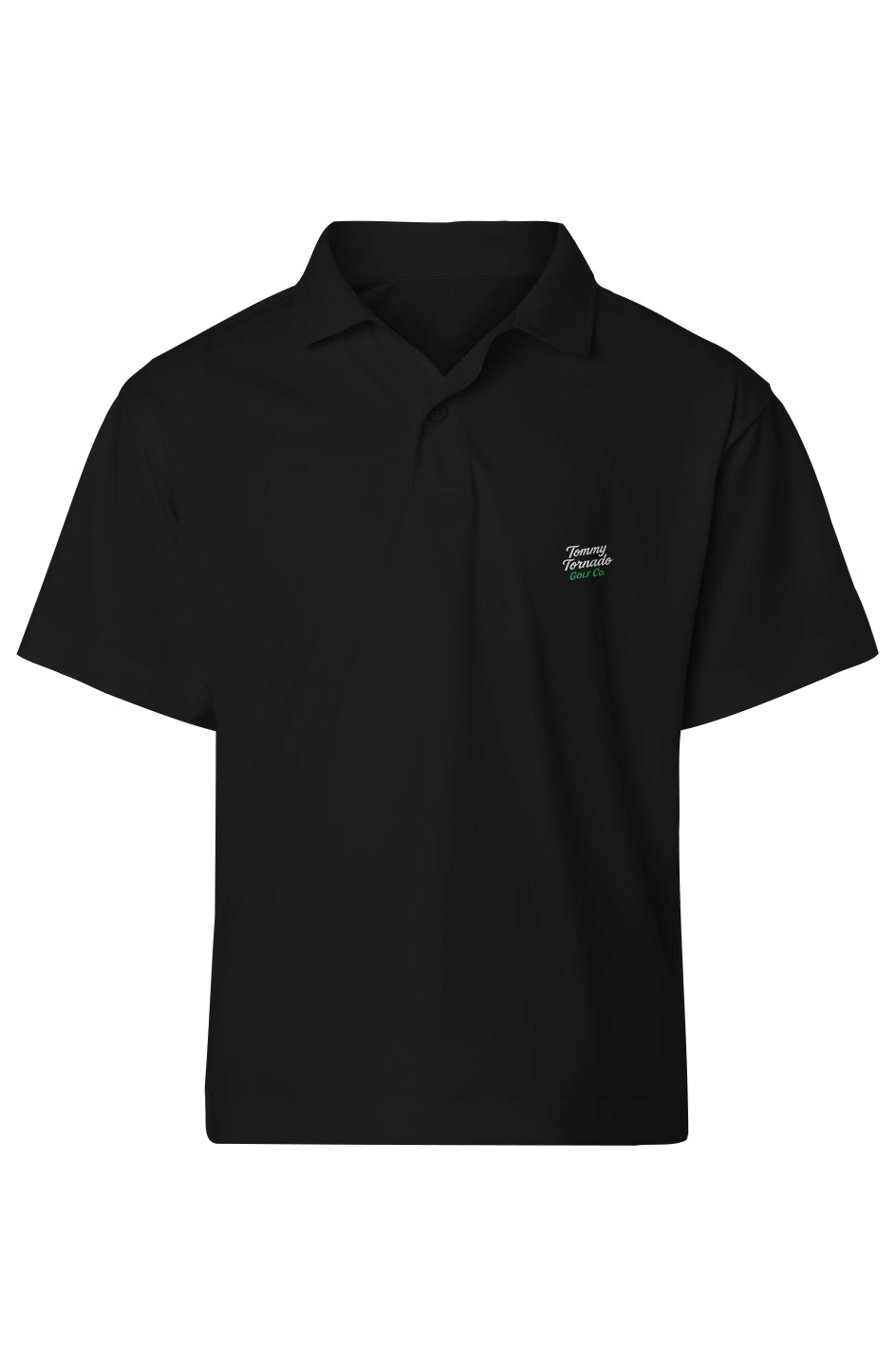 Lil Twister Youth Polo- White Script Logo