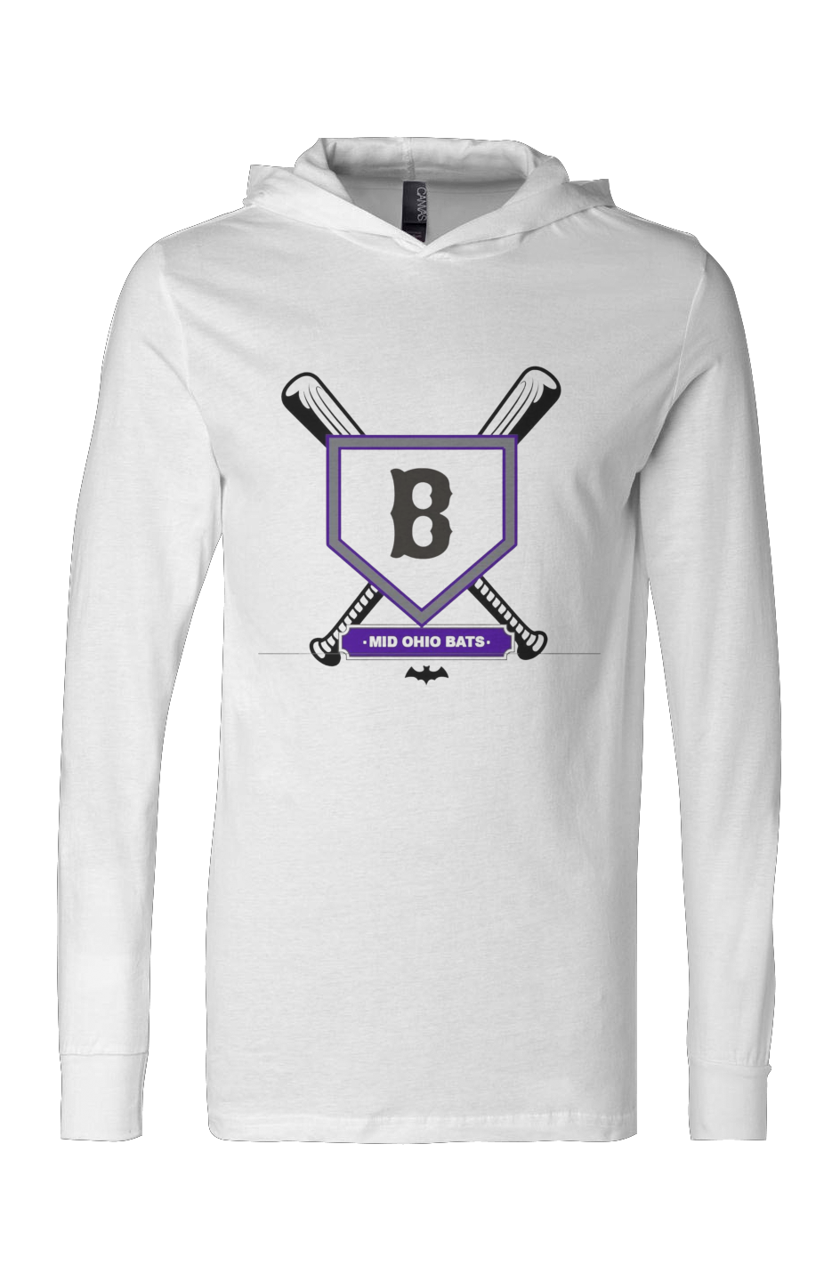 Bats Hooded Long Sleeve Tee
