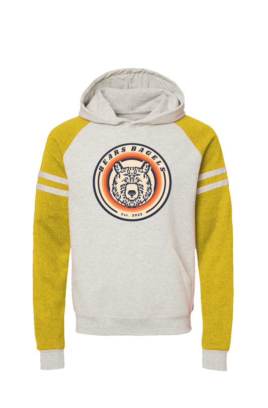 Bear's Bagel's Varsity Colorblocked Raglan Hoodie