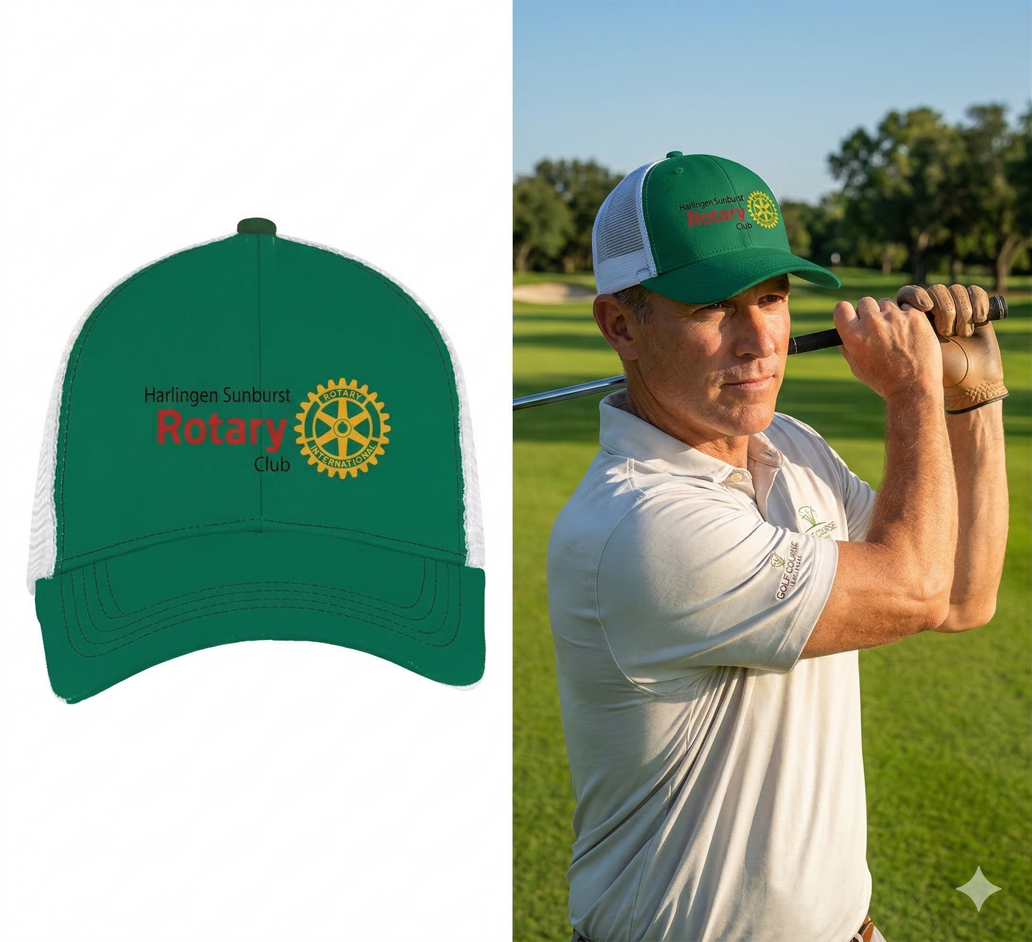 Harlingen Sunburst Eco Trucker Hat