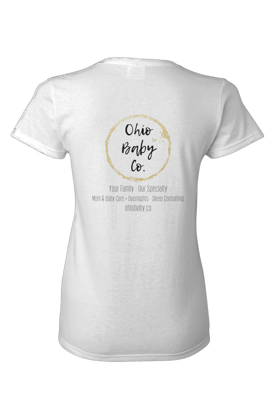 ohio baby co tshirt- black logo