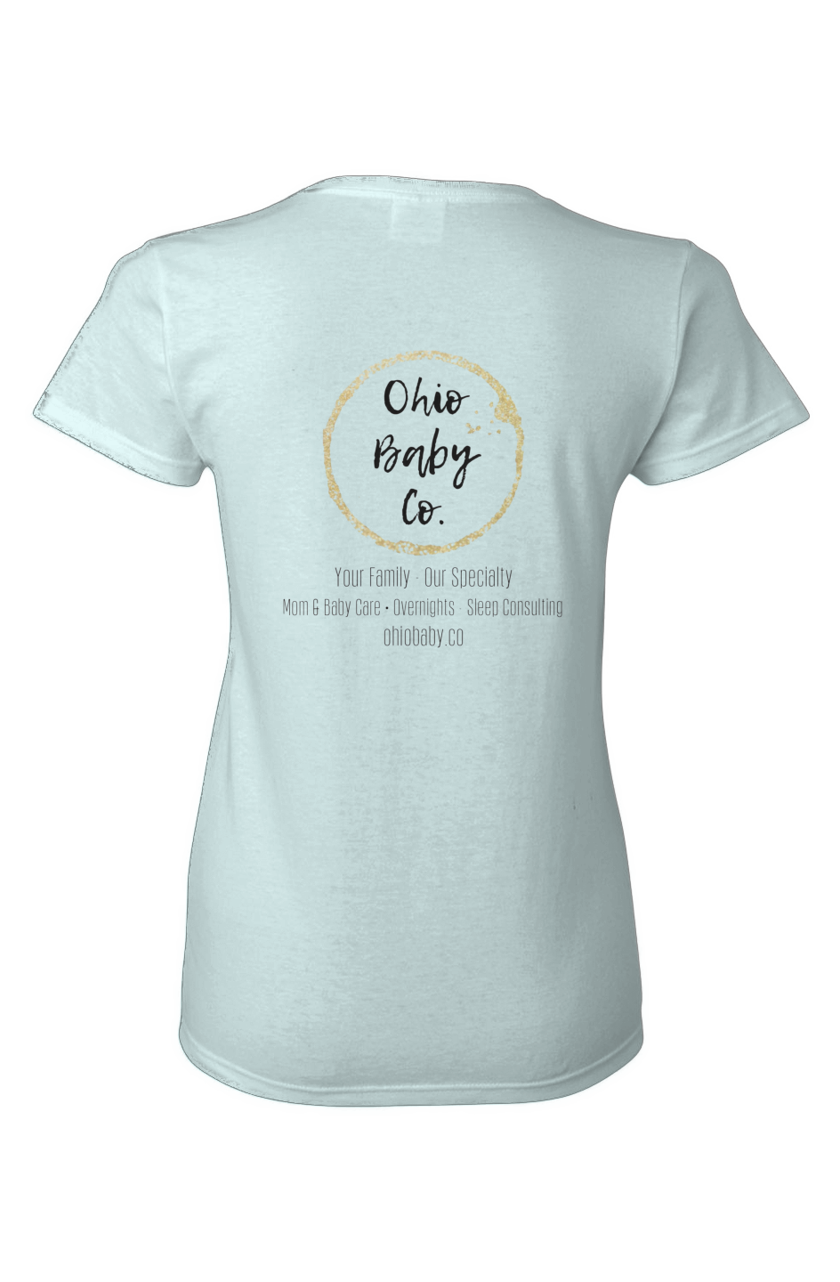 ohio baby co tshirt- black logo
