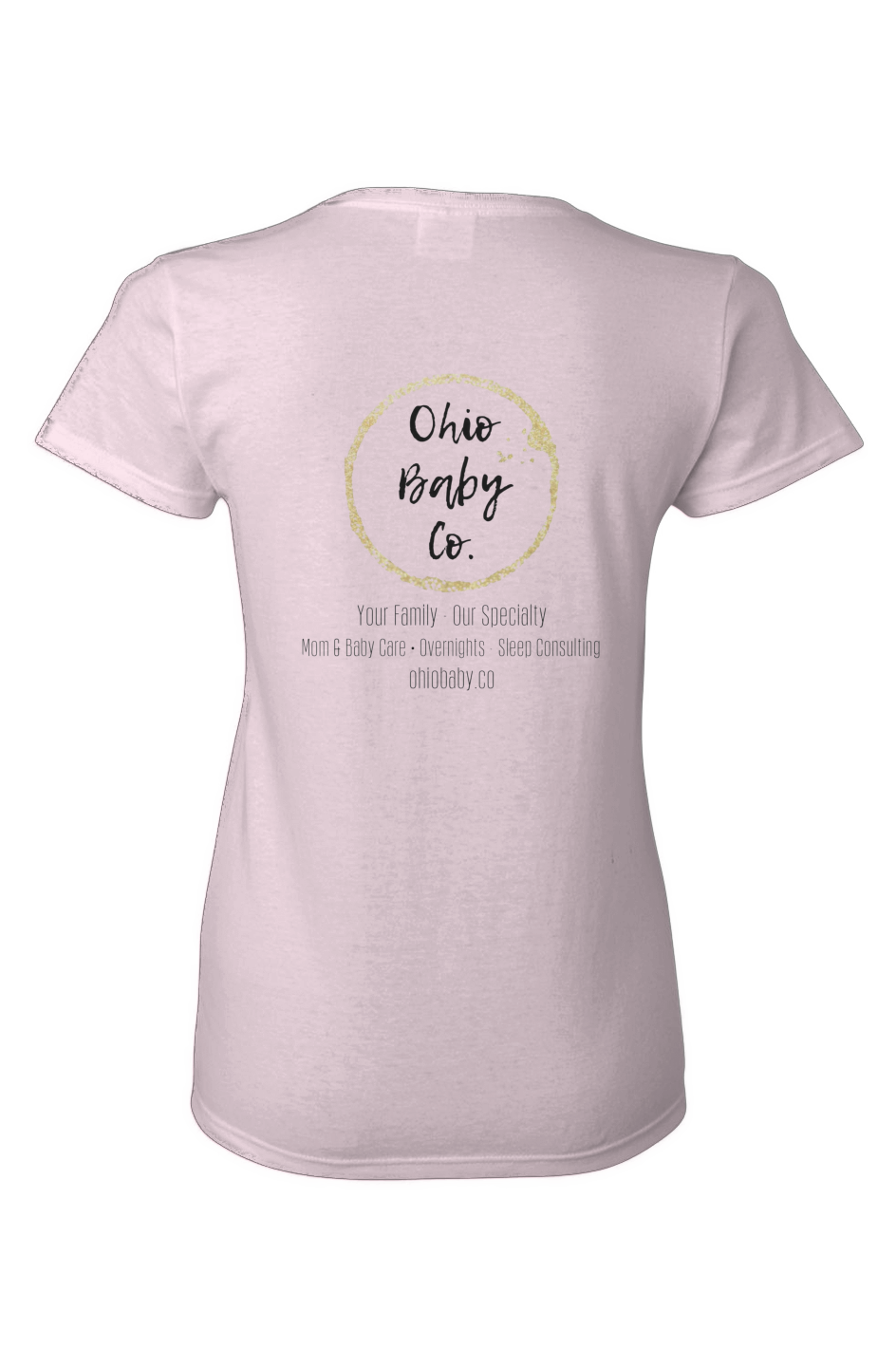 ohio baby co tshirt- black logo