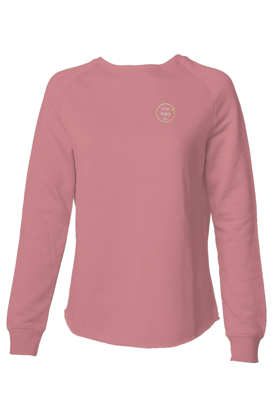 Ohio baby co crewneck-white logo