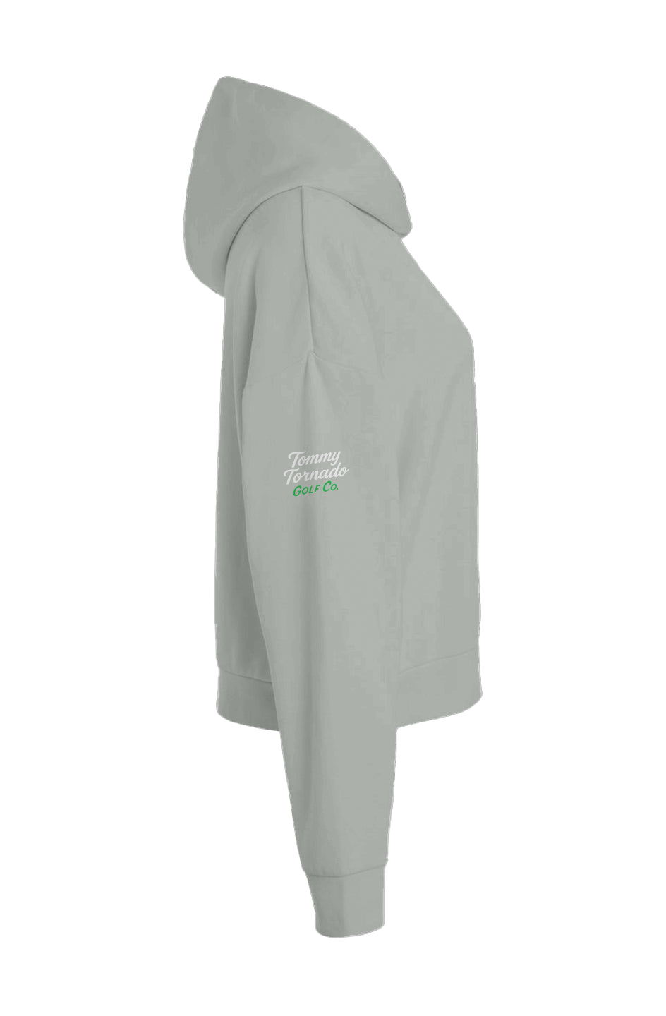 He's Golfing Crop Hoodie