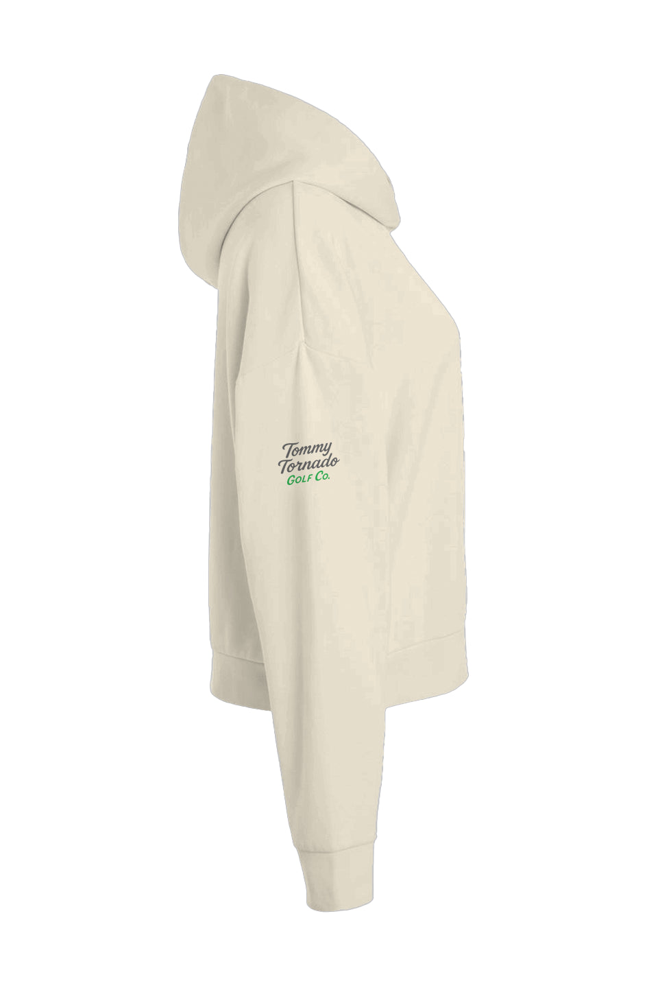 He's Golfing Crop Hoodie