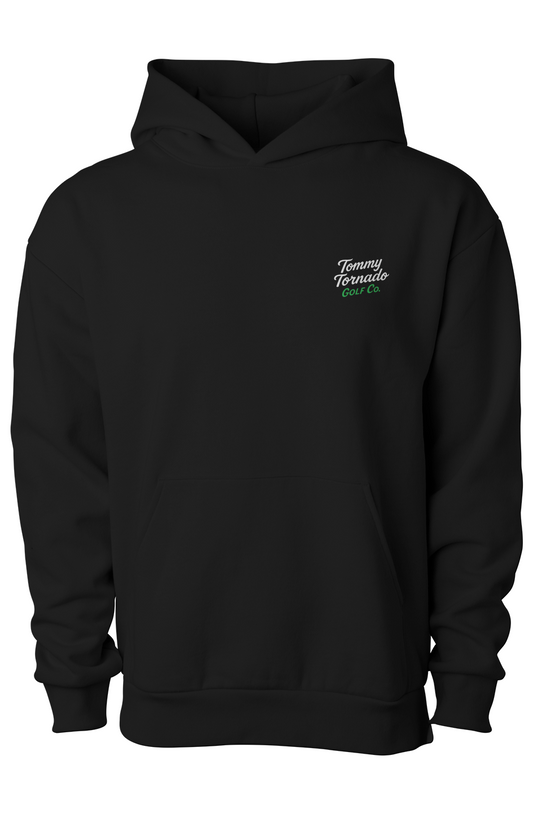 Tornado Hoodie- White Script Logo
