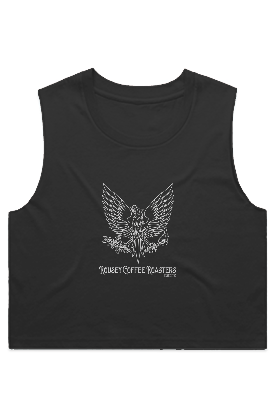 The "Sparkplug" Raw-Cut Crop (Women's Crop Tank)