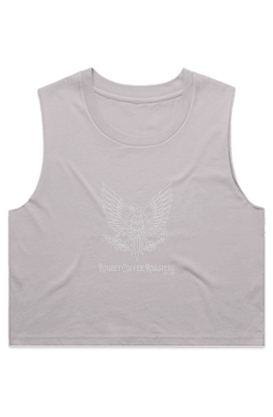 The "Sparkplug" Raw-Cut Crop (Women's Crop Tank)