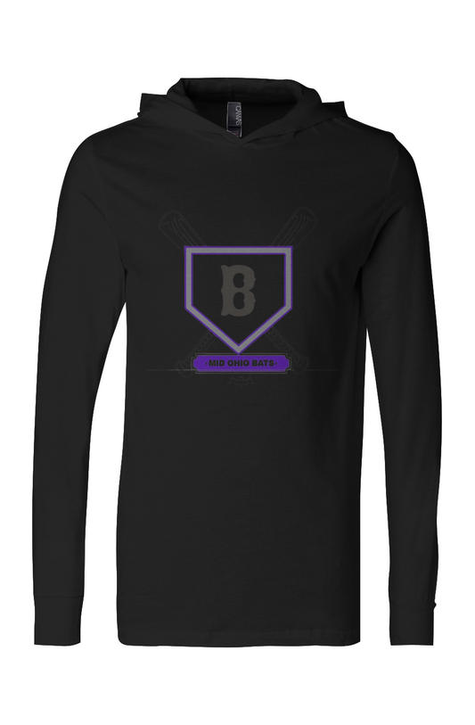 Bats Hooded Long Sleeve Tee