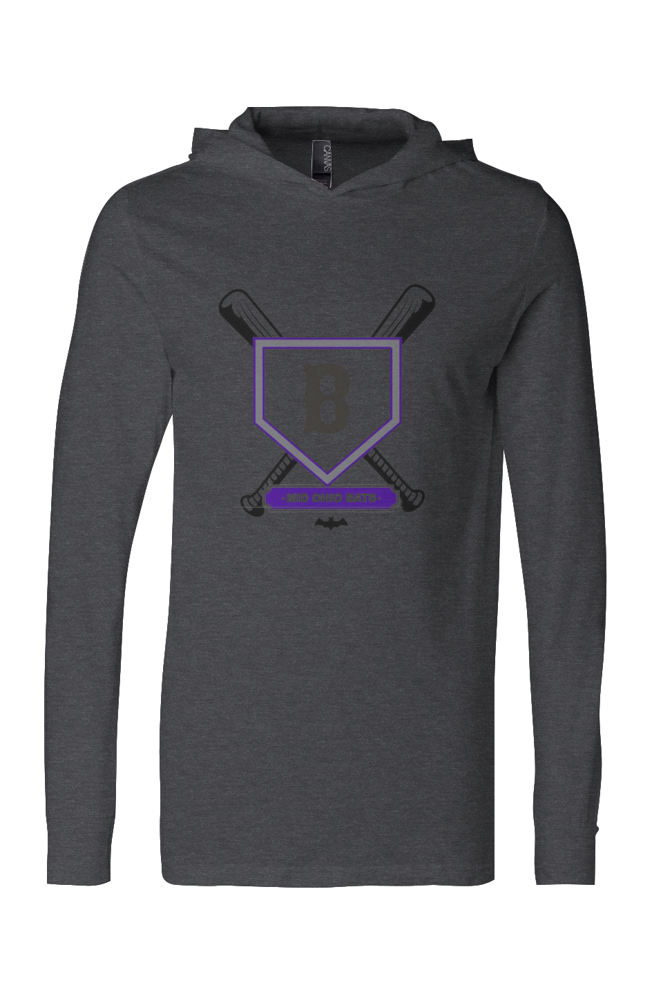 Bats Hooded Long Sleeve Tee