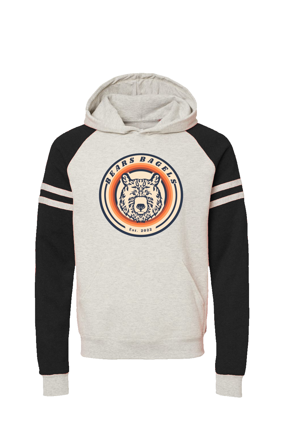 Bear's Bagel's Varsity Colorblocked Raglan Hoodie