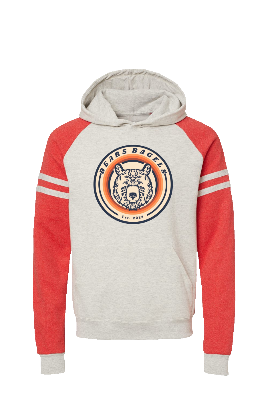 Bear's Bagel's Varsity Colorblocked Raglan Hoodie