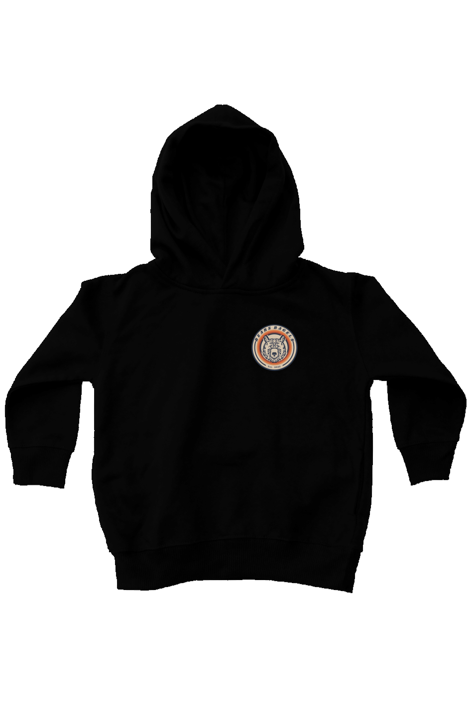 Bear's Bagels kids fleece pullover hoodie