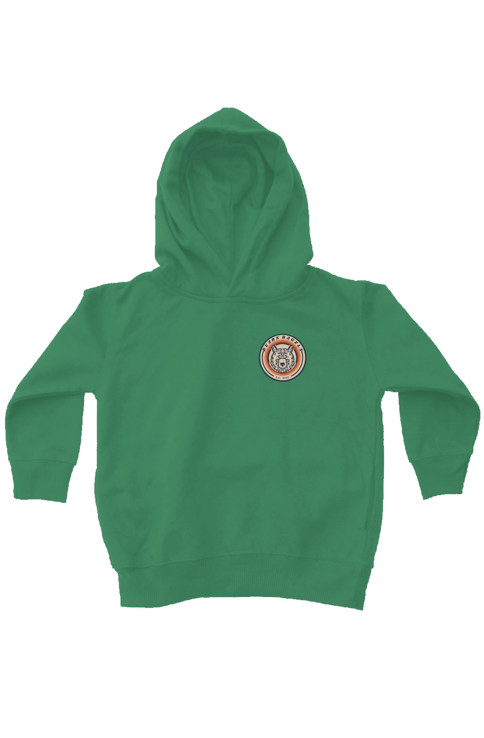 Bear's Bagels kids fleece pullover hoodie