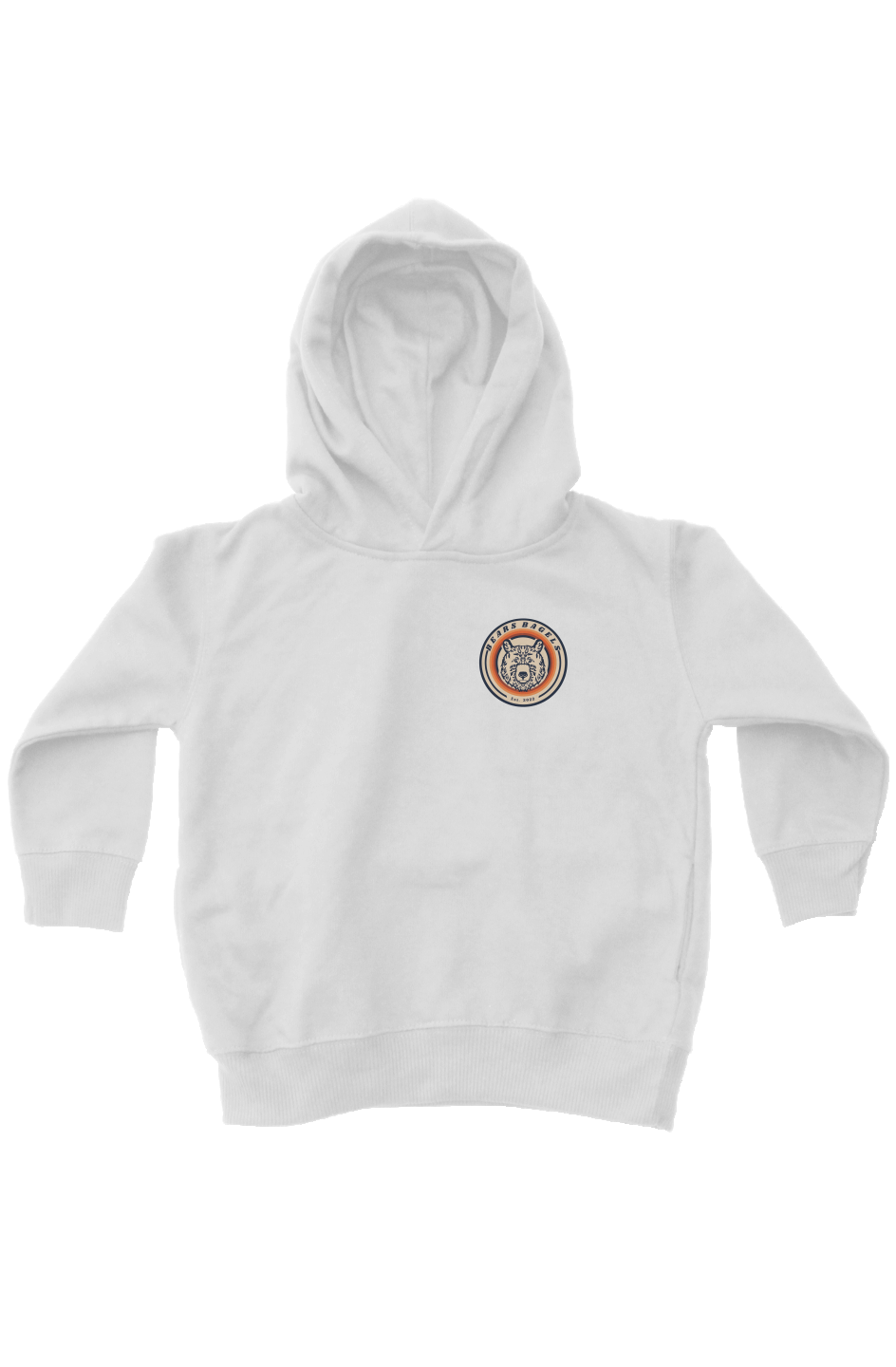 Bear's Bagels kids fleece pullover hoodie
