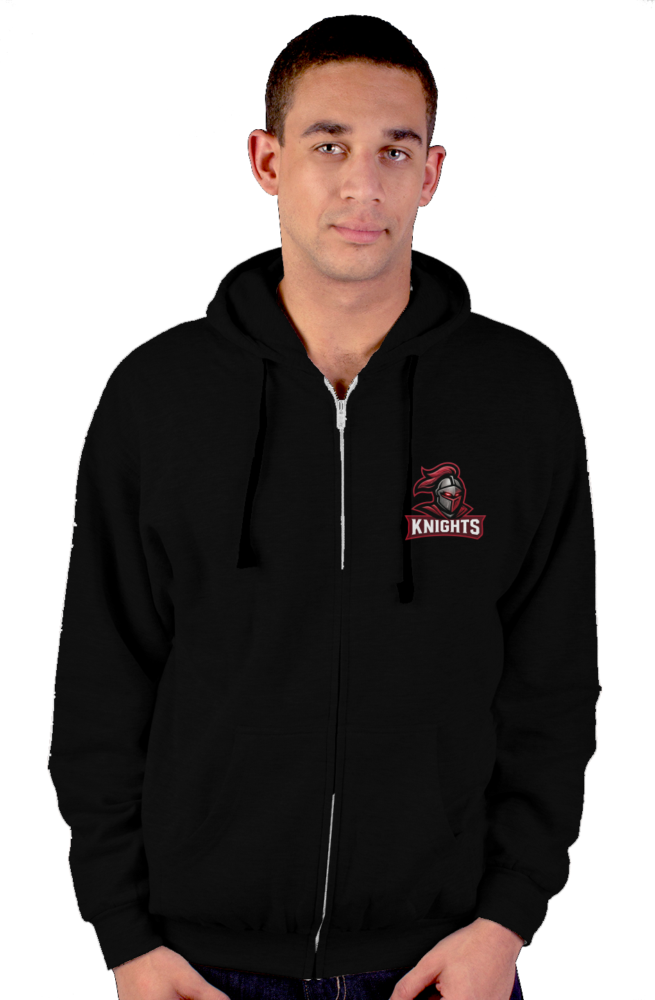 Knights zip up hoody