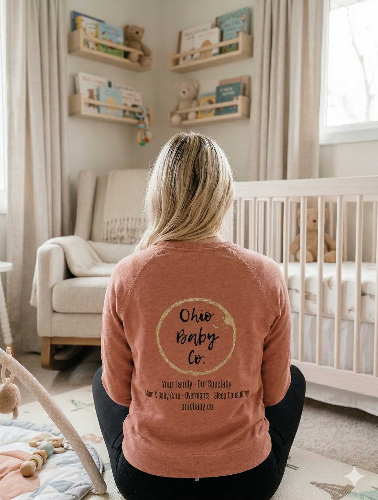 Ohio Baby Co Featherweight Terry Crewneck
